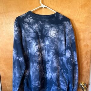 Women's Blue Tie-Dye Sweatshirt